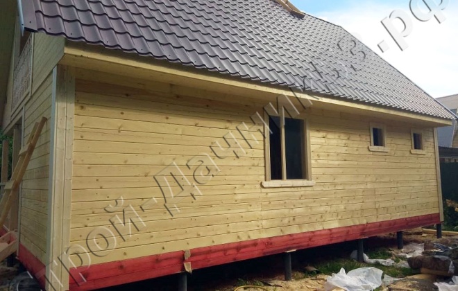 3 Брусовая баня Б-22 6×9, 90 м², Московская область, Ступинский район, ПГТ Михнево,  СНТ «Лесная Поляна» (5)